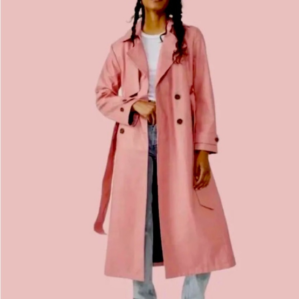 NWT vegan leather Morrison Free People Trench $175